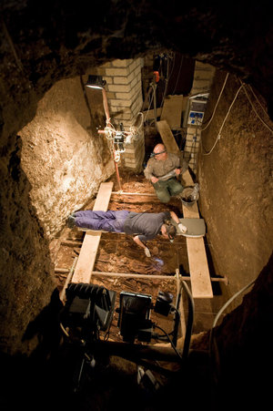 Katakombengrab im antiken Rom