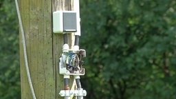 Überspannung sprengte Verteilerdose