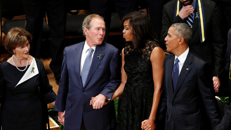 Obama und Bush