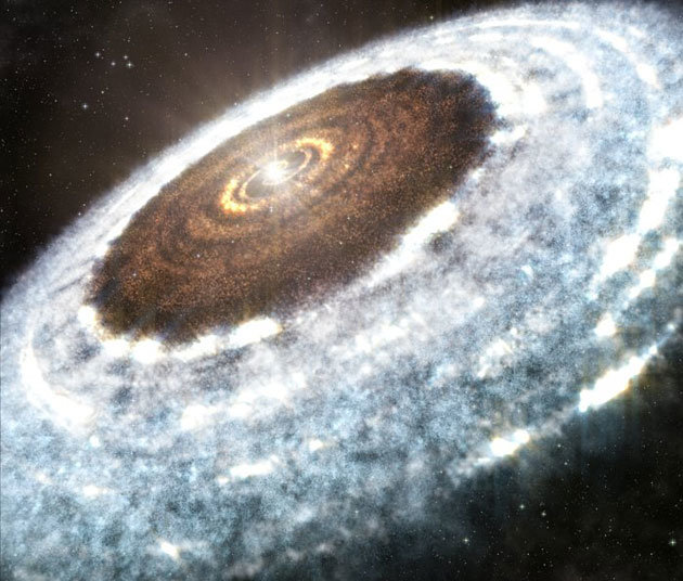 Wasserschneegrenze Orionis künstlerisch