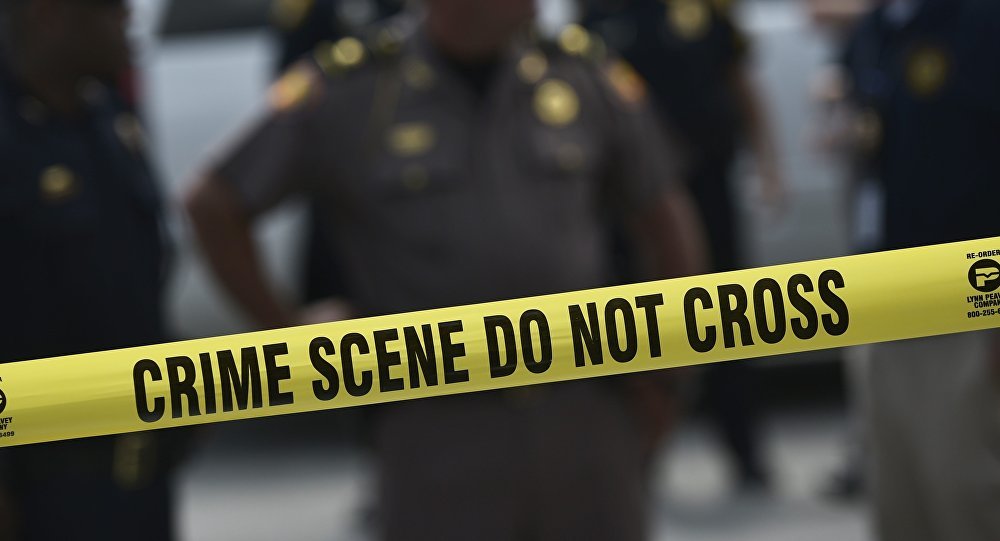 Sperrband Tatort Schießerei Florida