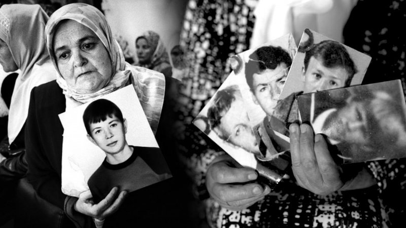 trauernden Mütter von Srebrenica