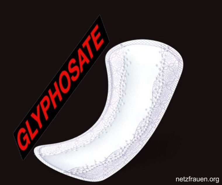 Monsantos Glyphosat in Slipeinlagen