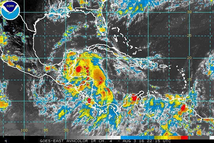 Satellitenbild Hurrikan Earl