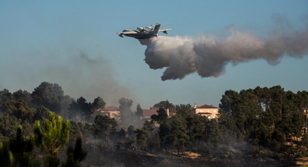 russischer Hilfseinsatz bei Waldbränden in Portugal