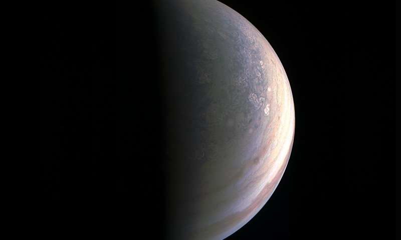 Jupiter's north pole