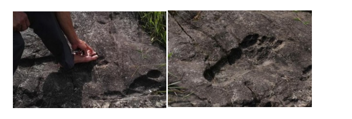 Bigfoot Fußabdruck China Pingyan August 2016
