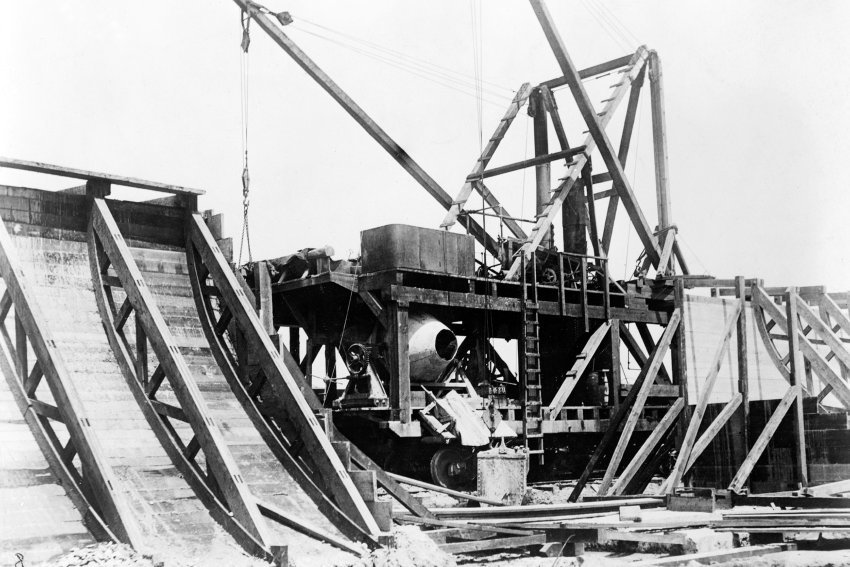 Galveston Hurrican 1900 -  Bau der 