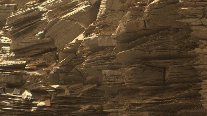 Marsrover Curiosity,Mars-Aufnahmen,Felsen Felsformation Mars,Gesteinsformation Mars