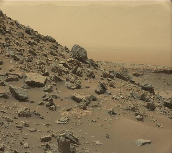 Oberfläche Mars,Marslandschaft