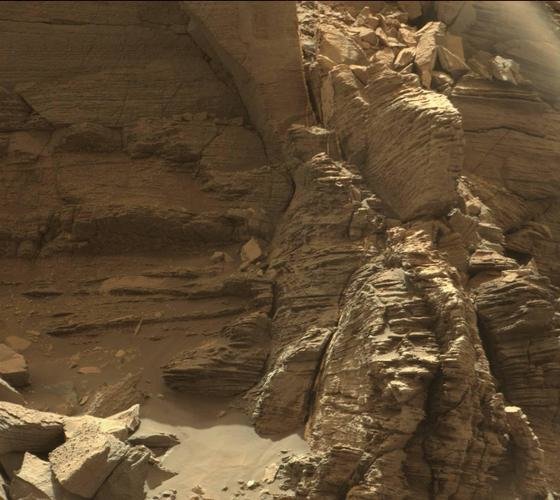 Gesteinsformationen Mars,Felsen Mars
