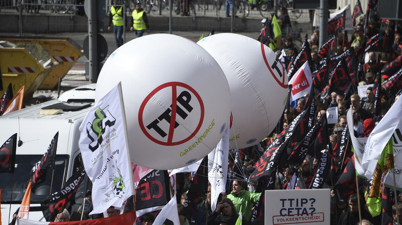 Proteste gegen TTIP und CETA
