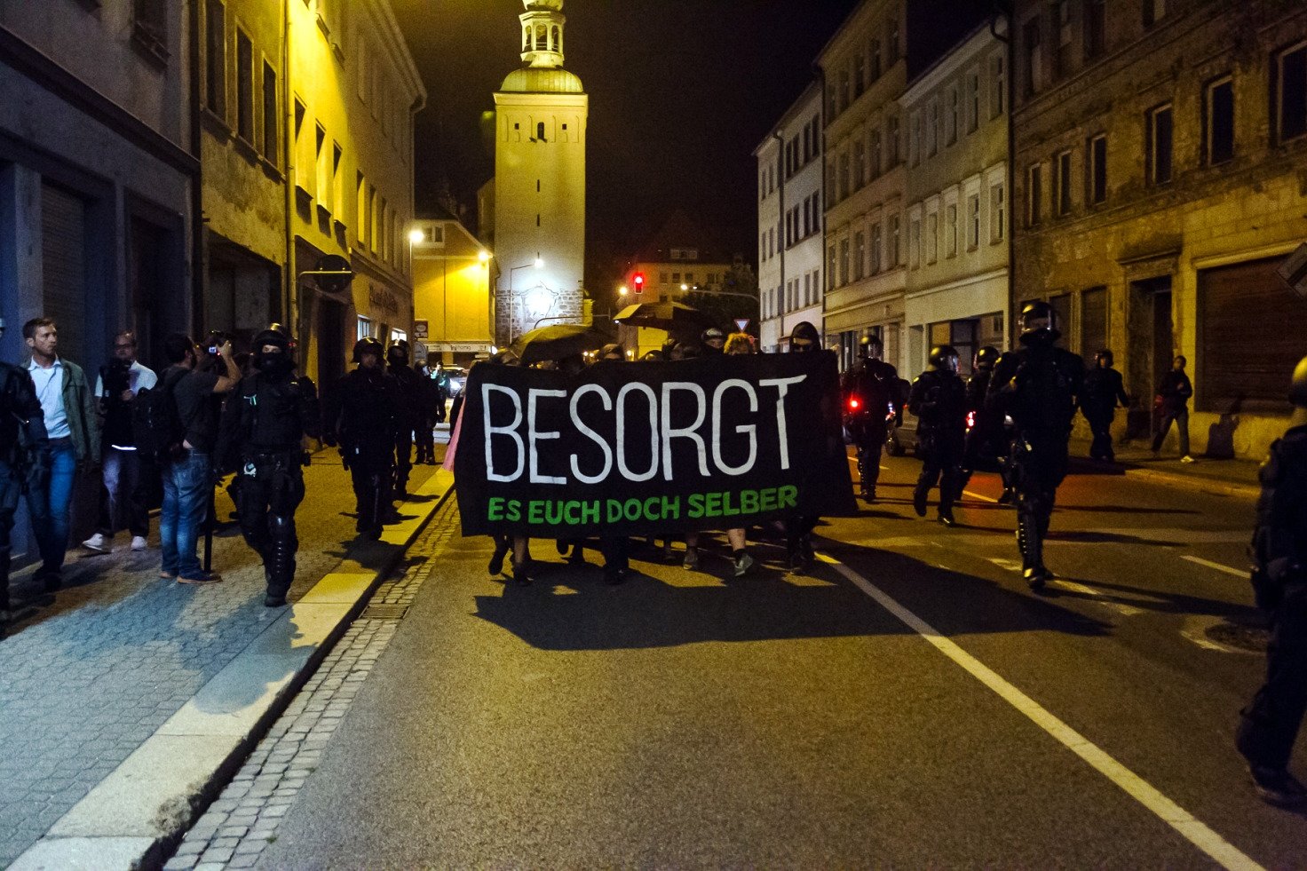 demonstration bautzen