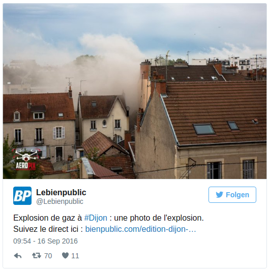 Tweet Explosion Dijon