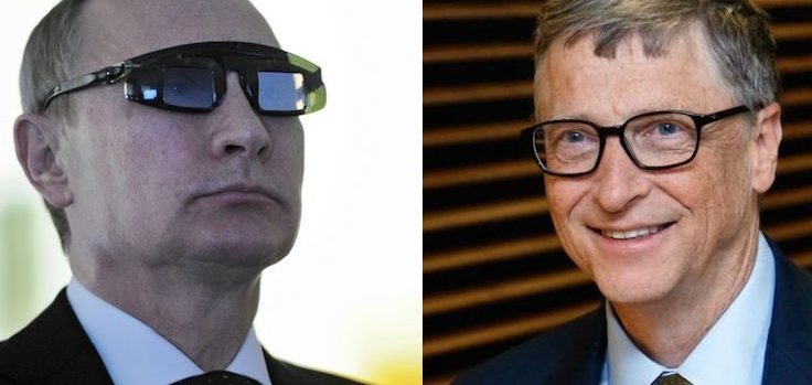 Putin Bill Gates 