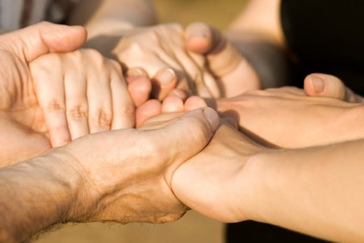 helfen,Hände halten, Community, Gruppe, Netzwerken, Networking