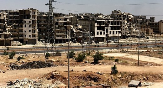 Syrien Zerstörung,humanitäre Katastrophe Syrien