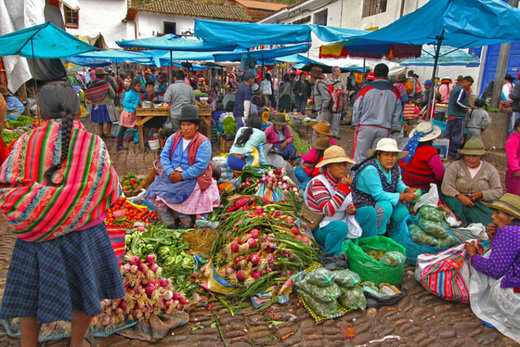Marktplatz Peru, peruaner