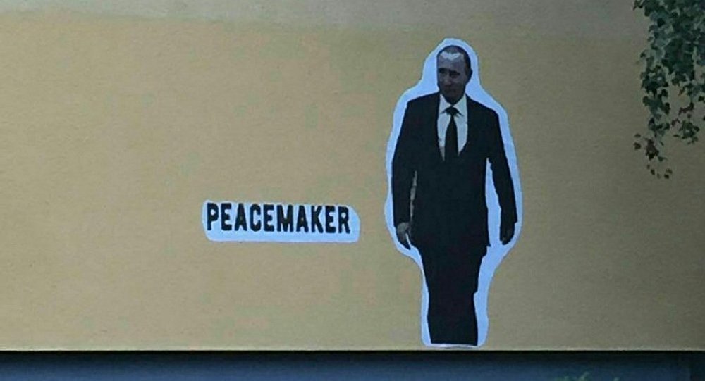 Putin Geburtstagsgraffiti Dresden Peacemaker