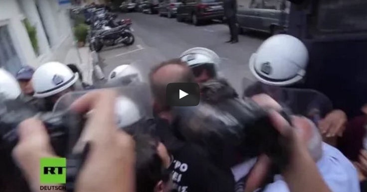 Proteste Athen Griechenland