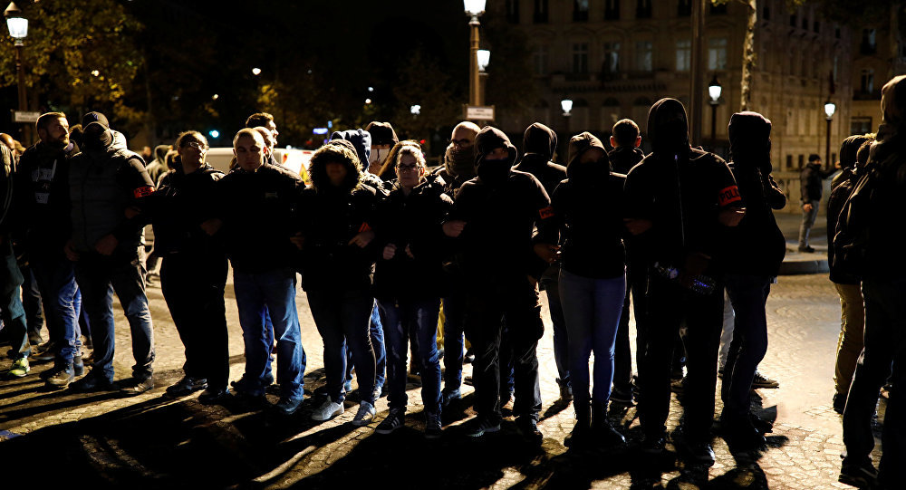 Frankreich Proteste Polizisten