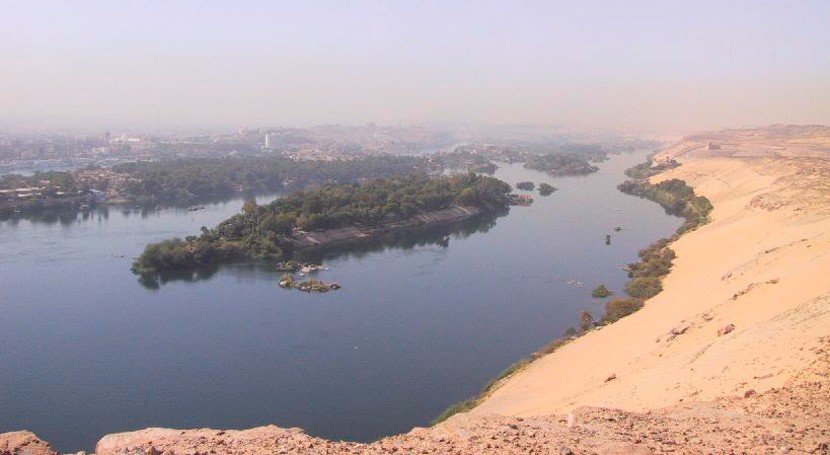 Río Nilo en Asuán