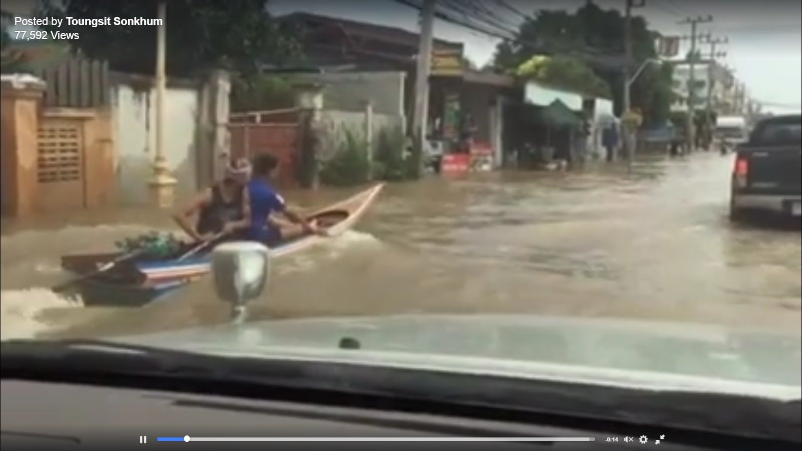 Überschwemmungen in Phetburi November 2016