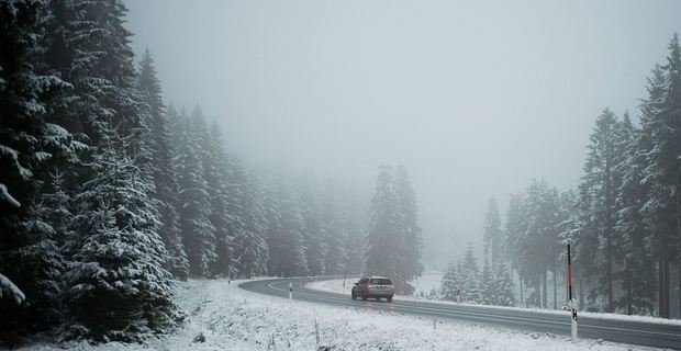 Schneefall Harz 2016