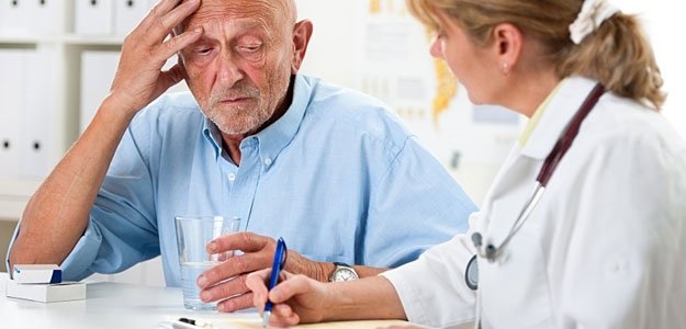 Demenz, alter Patient, pflege