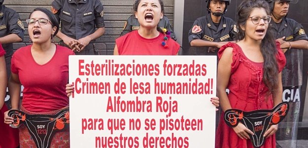 Protest Zwangssterilisierung Peru