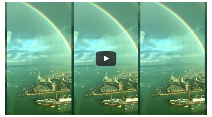 kreisrunder Regenbogen