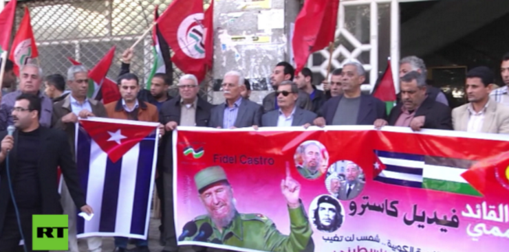 Palästinenser ehren Fidel Castro