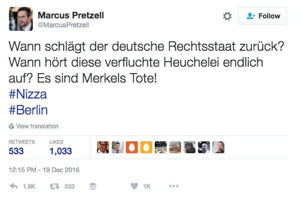 Klicken um zu vergrößern twitter afd