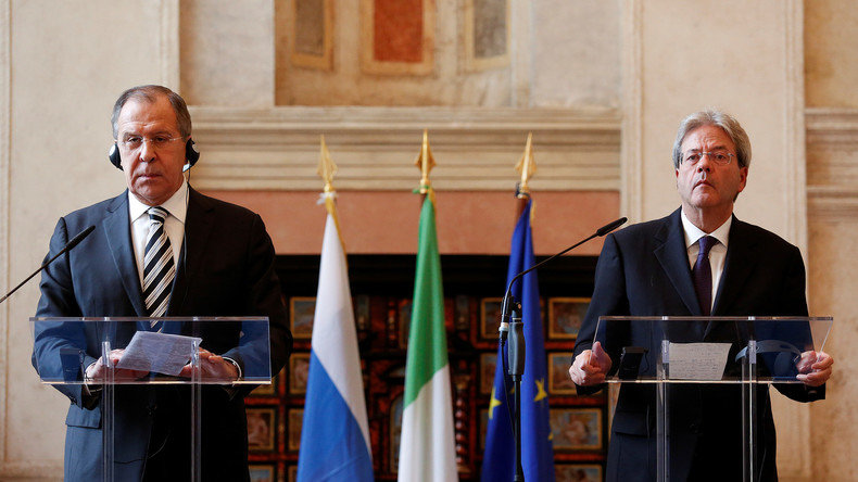 Lawrow Paolo Gentiloni
