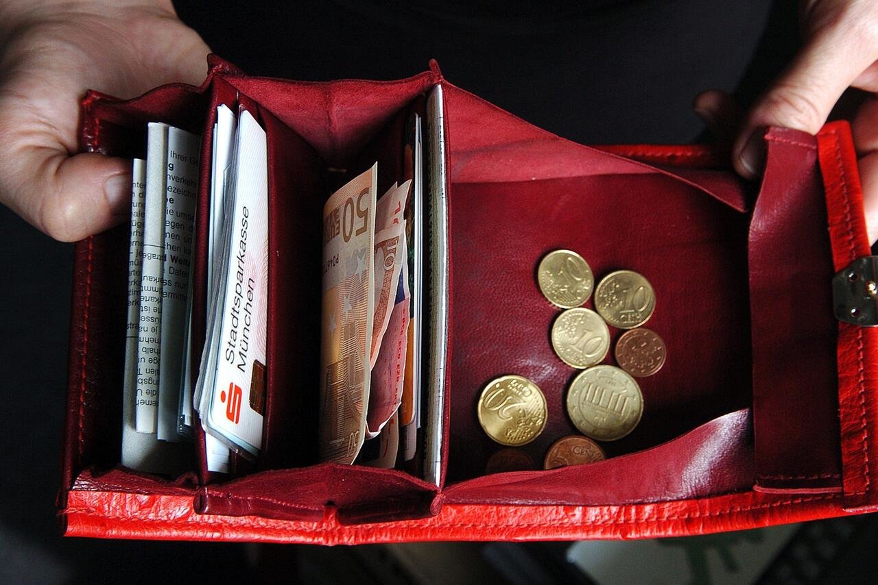 Geldbeutel, Portemonnaie, Geld