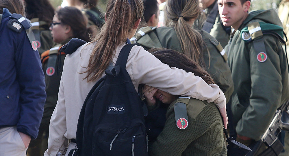 trauernde Soldaten IDF Israel,LKW-Anschlag Jerusalem