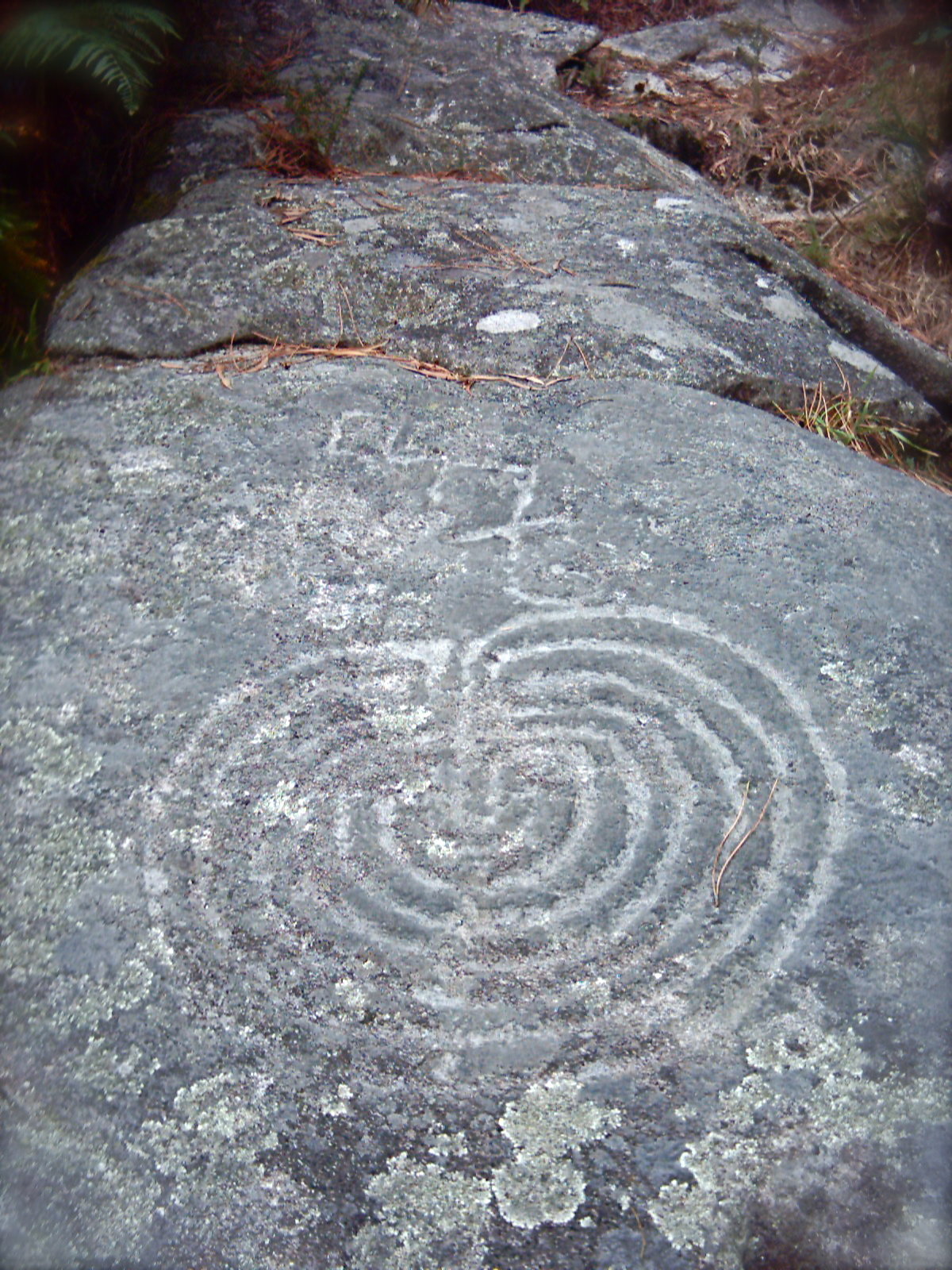 Labyrinth-Petroglyphen Galizien