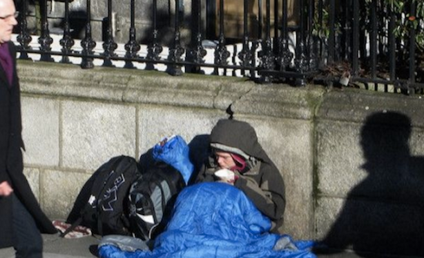 obdachloser symbolbild