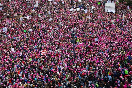 Pink Color Revolution Trump protests
