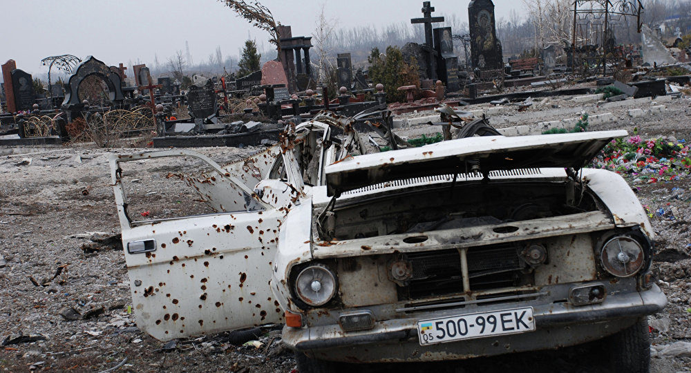 Zerstörung Donbass
