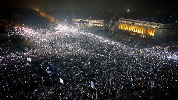 demonstranten rumänien