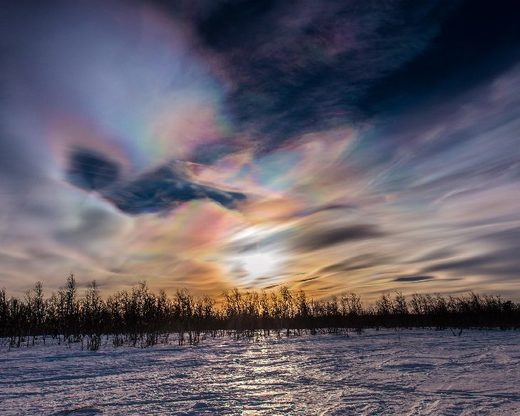 Polar stratospheric clouds 