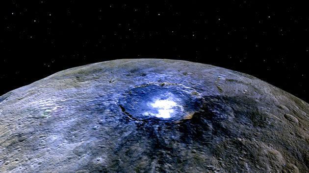 Oberfläche Zwergplanet Ceres
