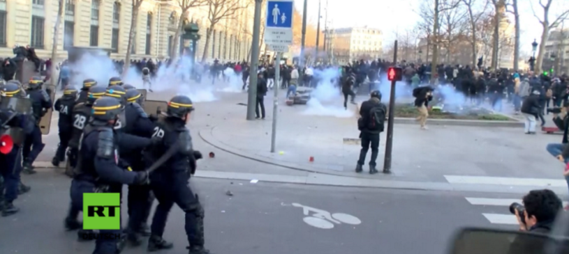 Polizeigewalt Paris, Polizeibrutalität Paris Frankreich