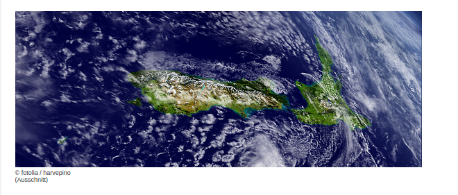 achter Kontinent Zealandia