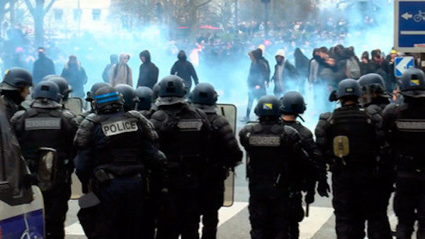 protests paris france