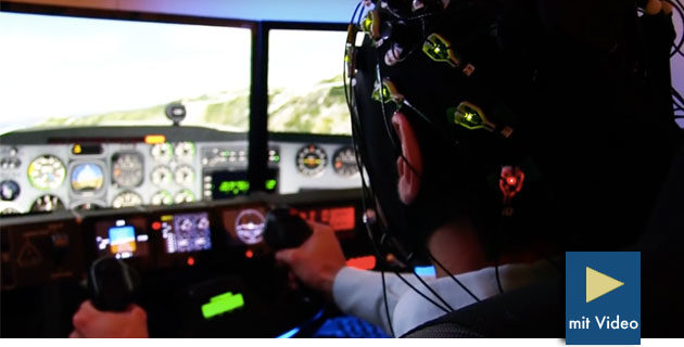 Hirnscans im Flugsimulator