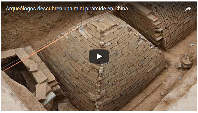 neue entdeckte Pyramide China