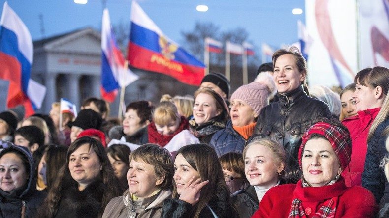 Feierlichkeiten Jahrestag Krim-Referendum