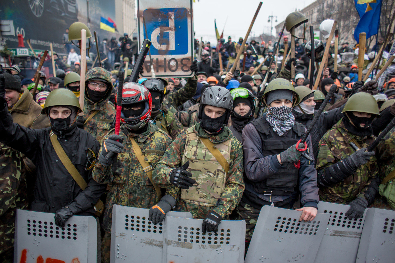 Maidan Unruhestifter, Maidan Putsch